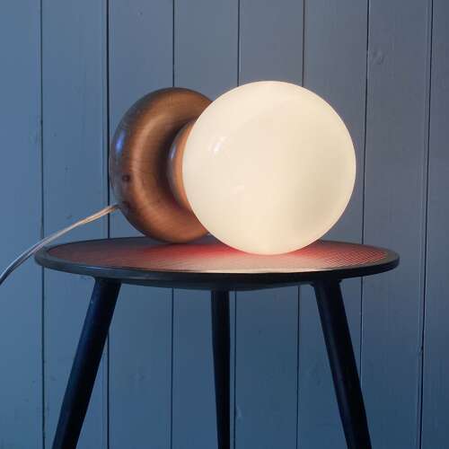 Vintage Opaline Lamp