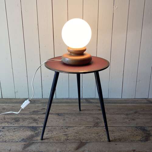 Vintage Opaline Lamp