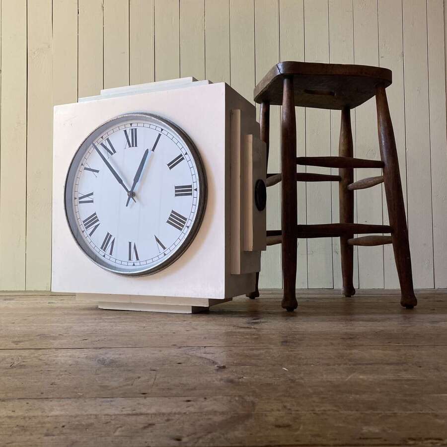 Large Vintage Workshop Clock