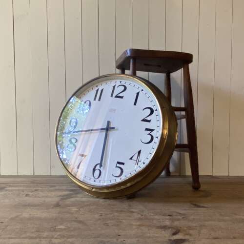 Large Vintage Workshop Clock