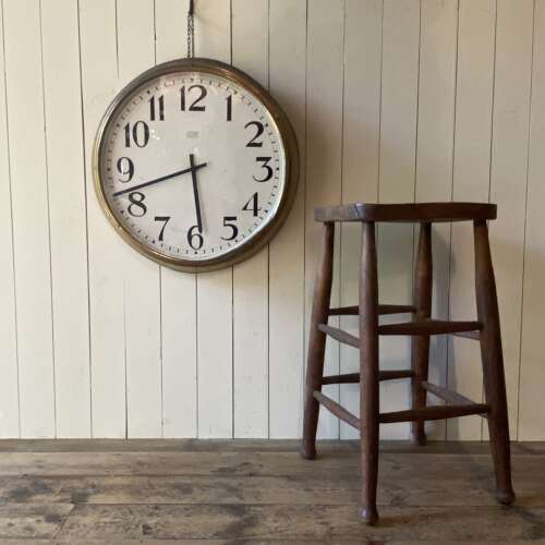 Large Vintage Workshop Clock