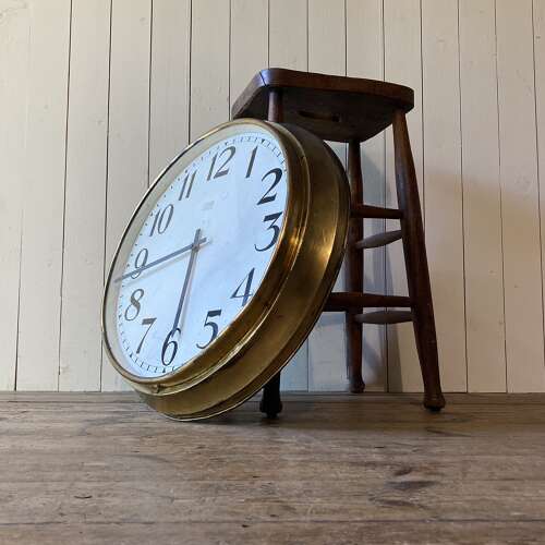 Large Vintage Workshop Clock