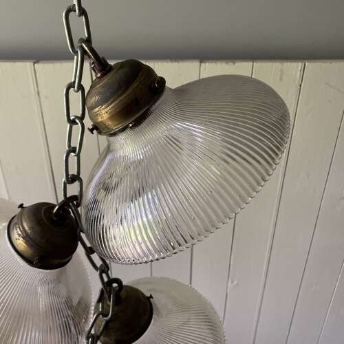 Vintage Holophane Pendant Light