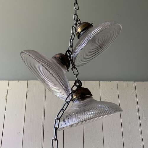 Vintage Holophane Pendant Light