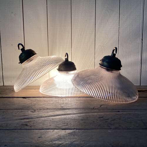 Vintage Holophane Pendant Light