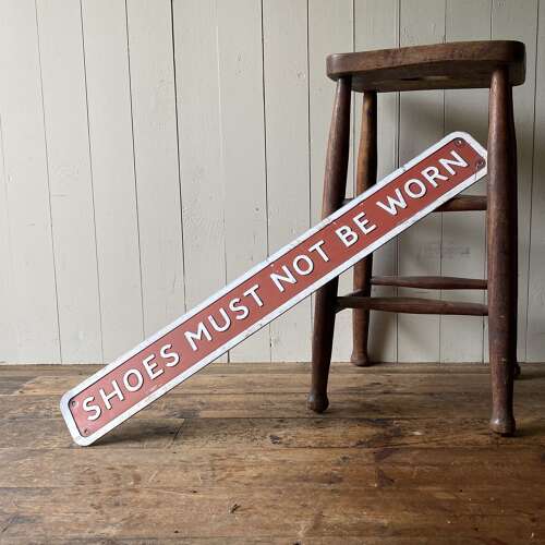 Vintage Shoe Sign