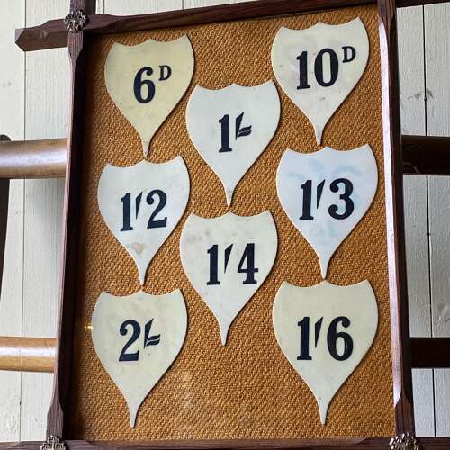 Vintage Butchers Price Labels