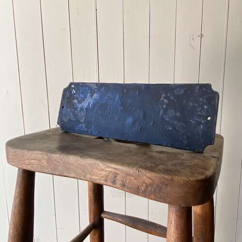 Antique Cast Iron Bathroom Sign