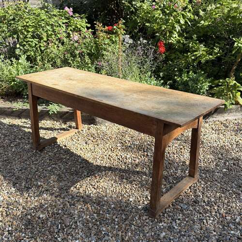 Antique Oak Refectory Table - Heals Circa 1900