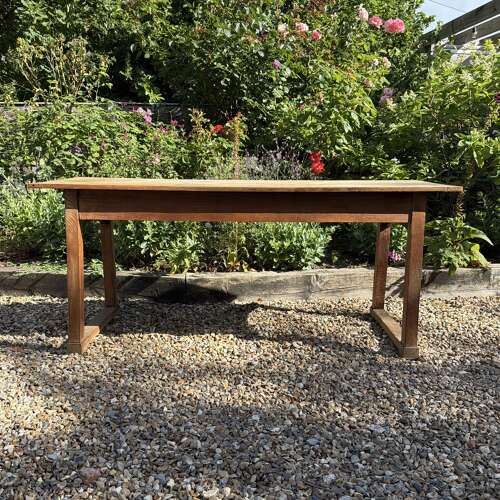 Antique Oak Refectory Table - Heals Circa 1900
