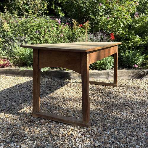 Antique Oak Refectory Table - Heals Circa 1900