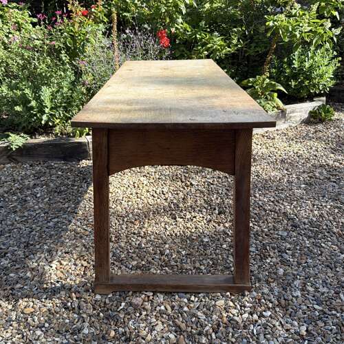 Antique Oak Refectory Table - Heals Circa 1900