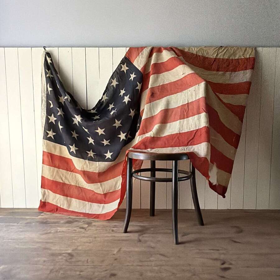 Vintage 48 Star U.S Flag